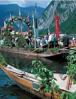 Fronleichnam-Prozession in Hallstatt