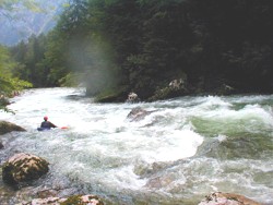 Kajak in der Koppenschlucht